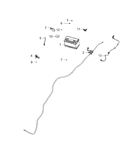 2020 Dodge Charger Wiring, Battery Diagram