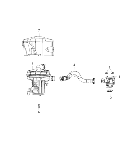 2010 Dodge Caliber Air Pump Diagram