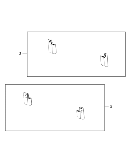 2014 Ram ProMaster 3500 Guard Kit-Splash Flat Diagram for 82213967