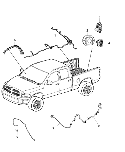 2014 Ram 3500 Wiring-Chassis Diagram for 68229195AB