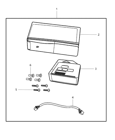 2004 Jeep Grand Cherokee Changer-Cd Diagram for 56042129AI