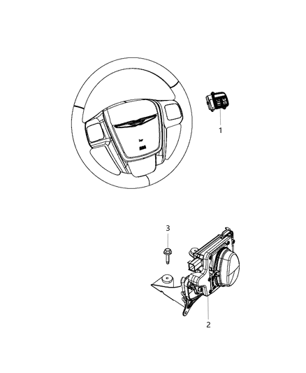 2014 Chrysler 300 RETAINER-Push Lock Diagram for 68186439AA