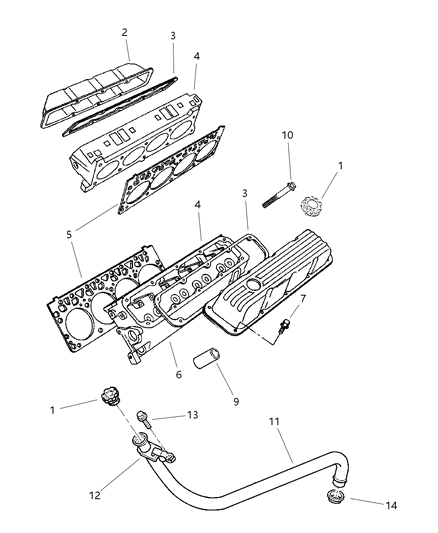 1999 Dodge Ram Van Cylinder Head Diagram 3