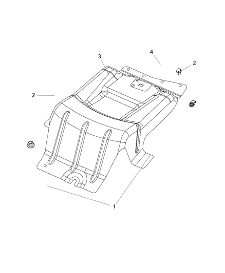 2016 Dodge Charger Jack Mounting Hardware Diagram