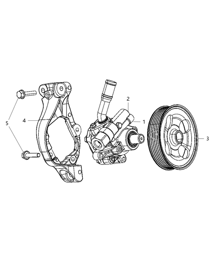 2011 Jeep Wrangler Power Steering Pump Diagram