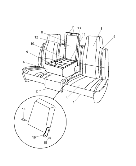 1997 Dodge Ram 1500 Front Seat Diagram 7