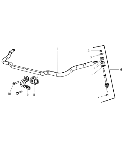 2012 Ram 1500 Front Stabilizer Bar Diagram