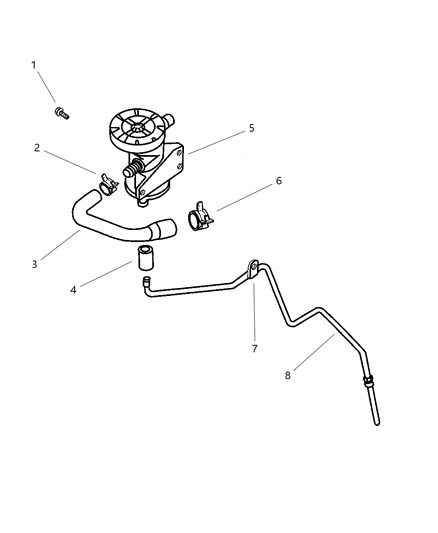 1999 Jeep Grand Cherokee Crankcase Ventilation Diagram 1