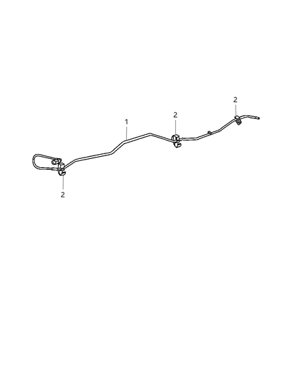 2009 Dodge Durango Fuel Lines & Related Diagram 2