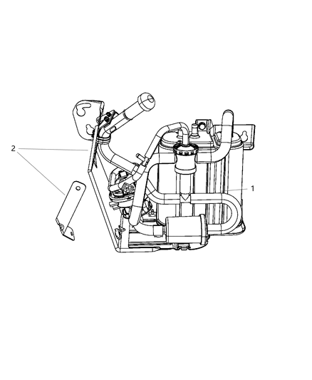 2003 Jeep Grand Cherokee Vacuum Canister Diagram