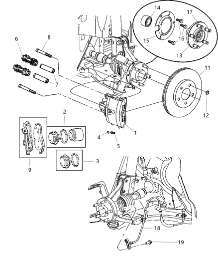 2002 Dodge Neon Front Brakes Diagram