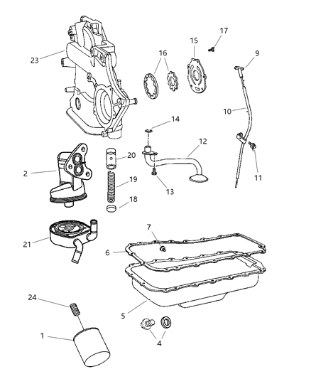 2002 Chrysler Town & Country Engine Oiling Diagram 2