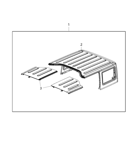 2014 Jeep Wrangler Hard Top Diagram 2