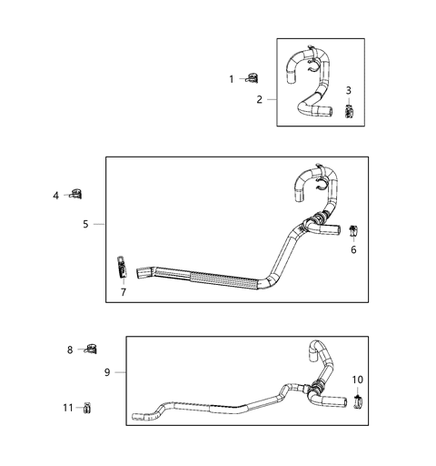 2019 Dodge Challenger Hose-Heater Supply Diagram for 55038134AF