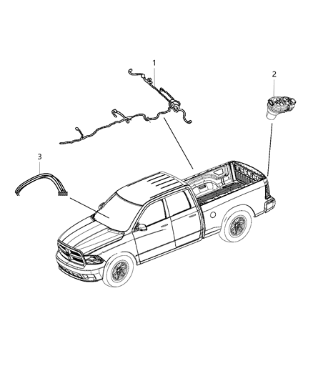 2012 Ram 1500 Wiring Chassis & Underbody Diagram