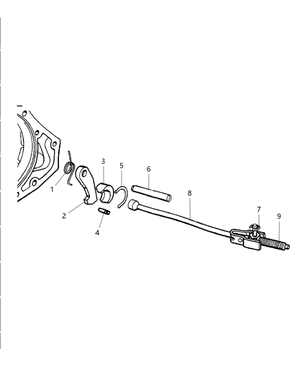 2003 Dodge Ram Van Parking Sprag Diagram 1