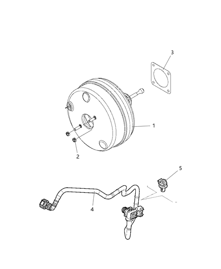 2018 Ram ProMaster City Vacuum Diagram for 68223605AB