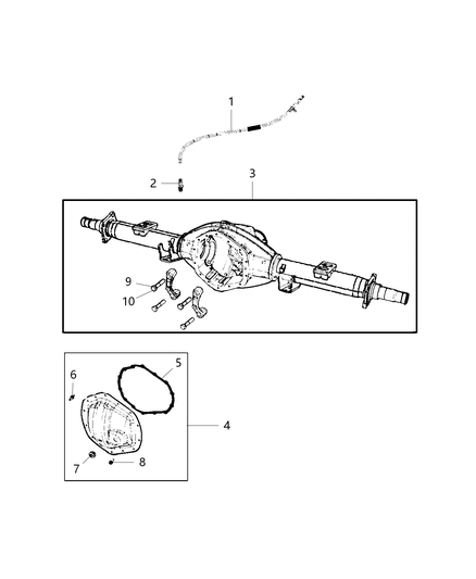 2019 Ram 3500 Hose-Axle Vent Diagram for 68421041AA