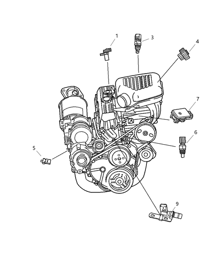 2005 Jeep Wrangler Sensors Diagram