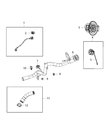 2015 Chrysler 200 Fuel Tank Filler Tube Diagram