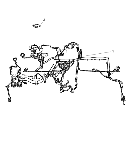 2003 Chrysler PT Cruiser Wiring - Instrument Panel Diagram