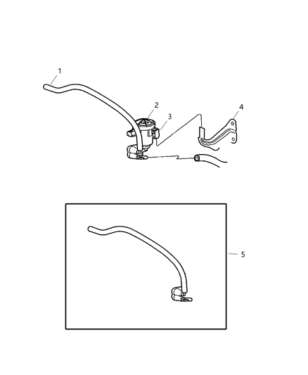 2004 Dodge Durango Hose-PURGE Diagram for 52855004AB