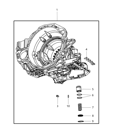 2008 Chrysler Pacifica Case Diagram 1