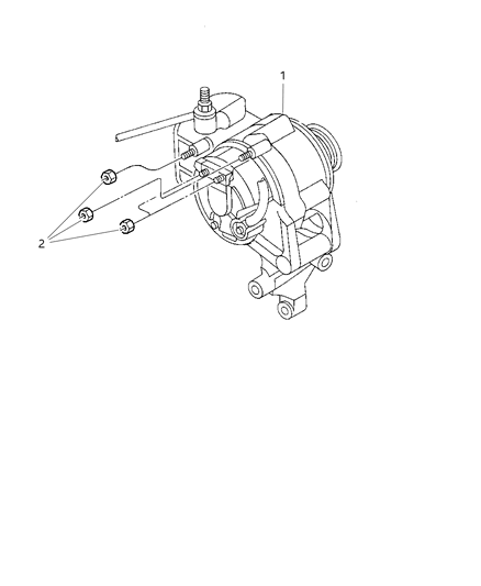 1999 Dodge Dakota Alternator Diagram