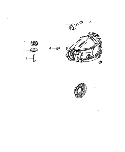 2010 Chrysler 300 Housing And Differential With Internal Components Diagram 1