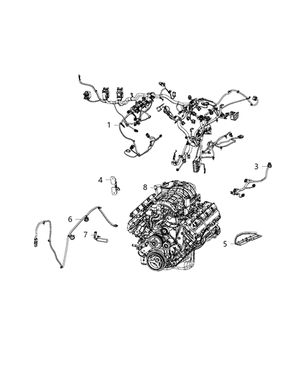 2019 Ram 1500 Wiring-Transmission Diagram for 68371273AB