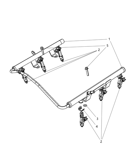 2009 Jeep Grand Cherokee Fuel Rail Diagram 1