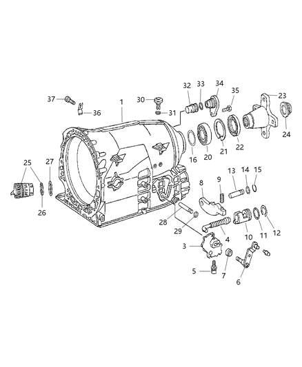 2009 Dodge Sprinter 2500 Case Transmission Case Diagram