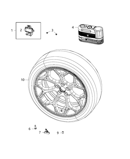 2020 Chrysler 300 Modules, Body Diagram 14