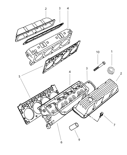 1997 Jeep Grand Cherokee Cylinder Head Diagram 2