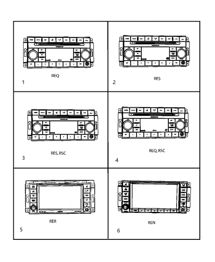 2009 Dodge Challenger Radio-AM/FM/DVD/HDD/NAV/SDARS Diagram for 5064737AB