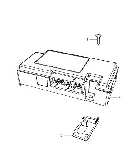 2012 Dodge Journey Module-TELEMATICS Diagram for 5091073AD