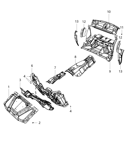 2016 Dodge Challenger Silencers Diagram