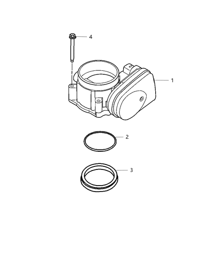 2008 Dodge Ram 3500 Pickup Throttle Body Diagram