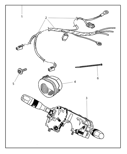 2004 Jeep Liberty Light Kit - Fog Diagram