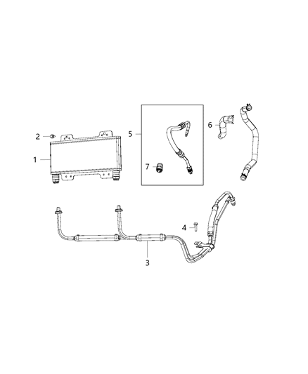 2015 Dodge Viper Line-Power Steering Return Diagram for 5290267AC