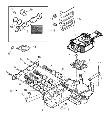 2000 Dodge Dakota Valve Body Diagram 3