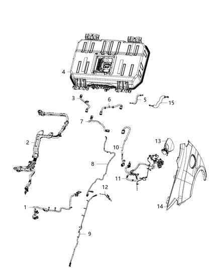 2020 Chrysler Pacifica Housing-Charge Port Diagram for 68239862AB