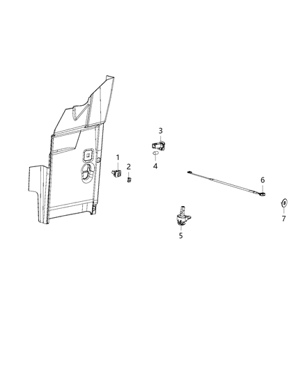 2018 Ram 3500 Lighting, Interior Diagram 2