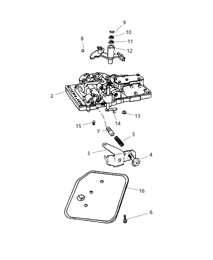 1997 Dodge Ram Van Valve Body Diagram 2