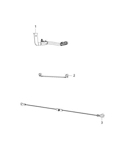 2020 Ram 1500 Straps, Ground Diagram