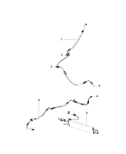 2020 Dodge Charger Power Steering Hose Diagram