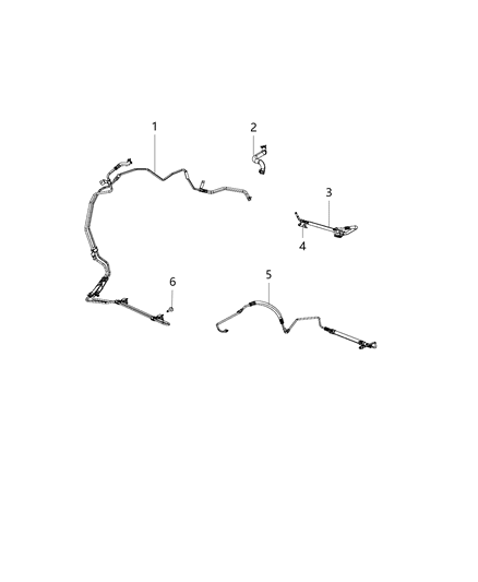 2020 Dodge Journey Power Steering Hose Diagram