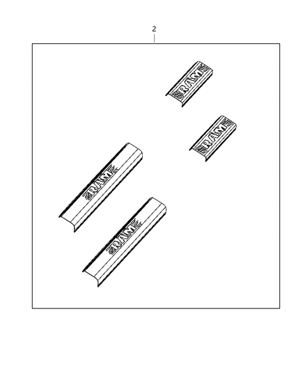 2012 Ram 1500 CONVERSIO-Interior Diagram for 68140522AA