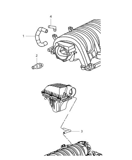 2009 Chrysler 300 Crankcase Ventilation Diagram 5