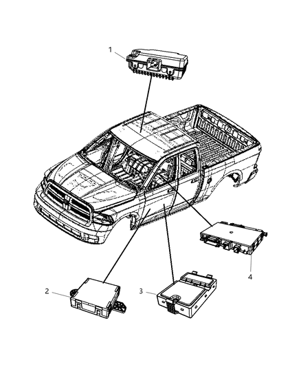 2012 Ram 3500 Modules Diagram